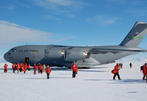 Airforce C-17 Just Landed at McMurdo